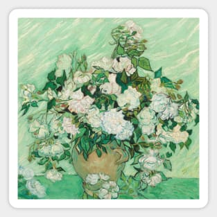 Vincent Van Gogh- Vase with Roses Magnet